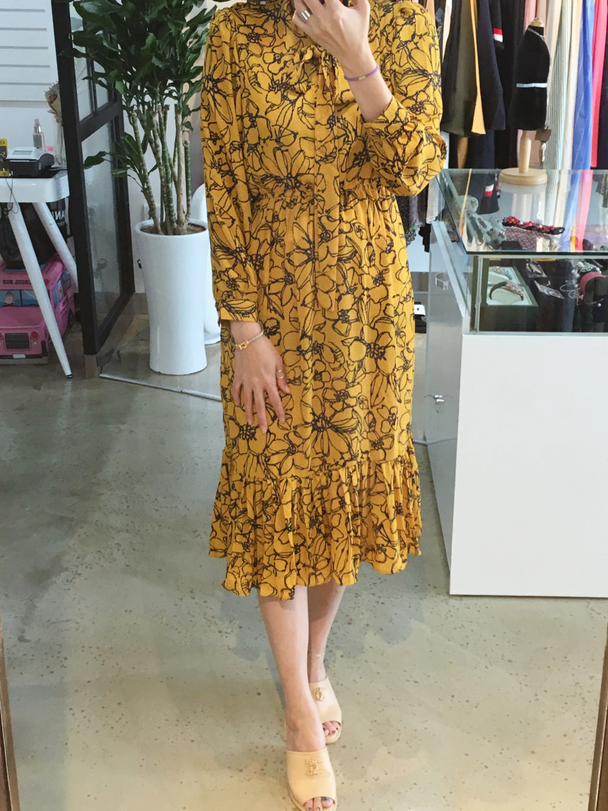 New Women Dress Flower Dress Modern style Layered 