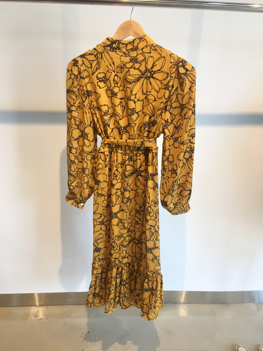New Women Dress Flower Dress Modern style Layered 