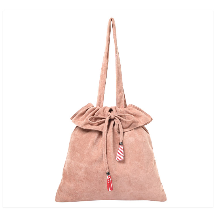 TOTE ECO SHOPPING TRAVEL Suede embroidered eco-bac