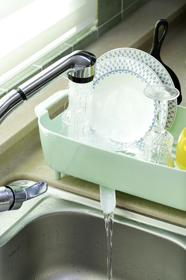 Dish drainer Mini dishware drying rack L Mono Simp