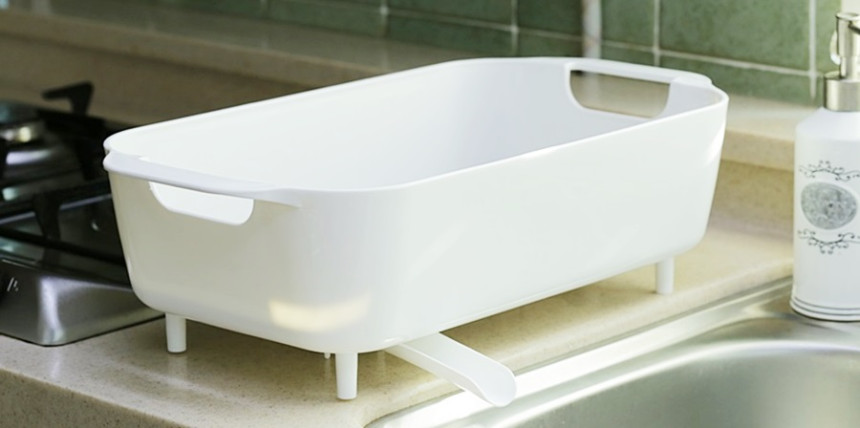 Dish drainer Mini dishware drying rack L Mono Simp