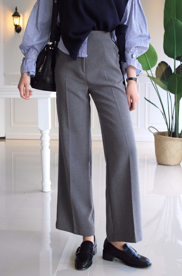 DW striped shirt knit vest set 170 fall blouse fri