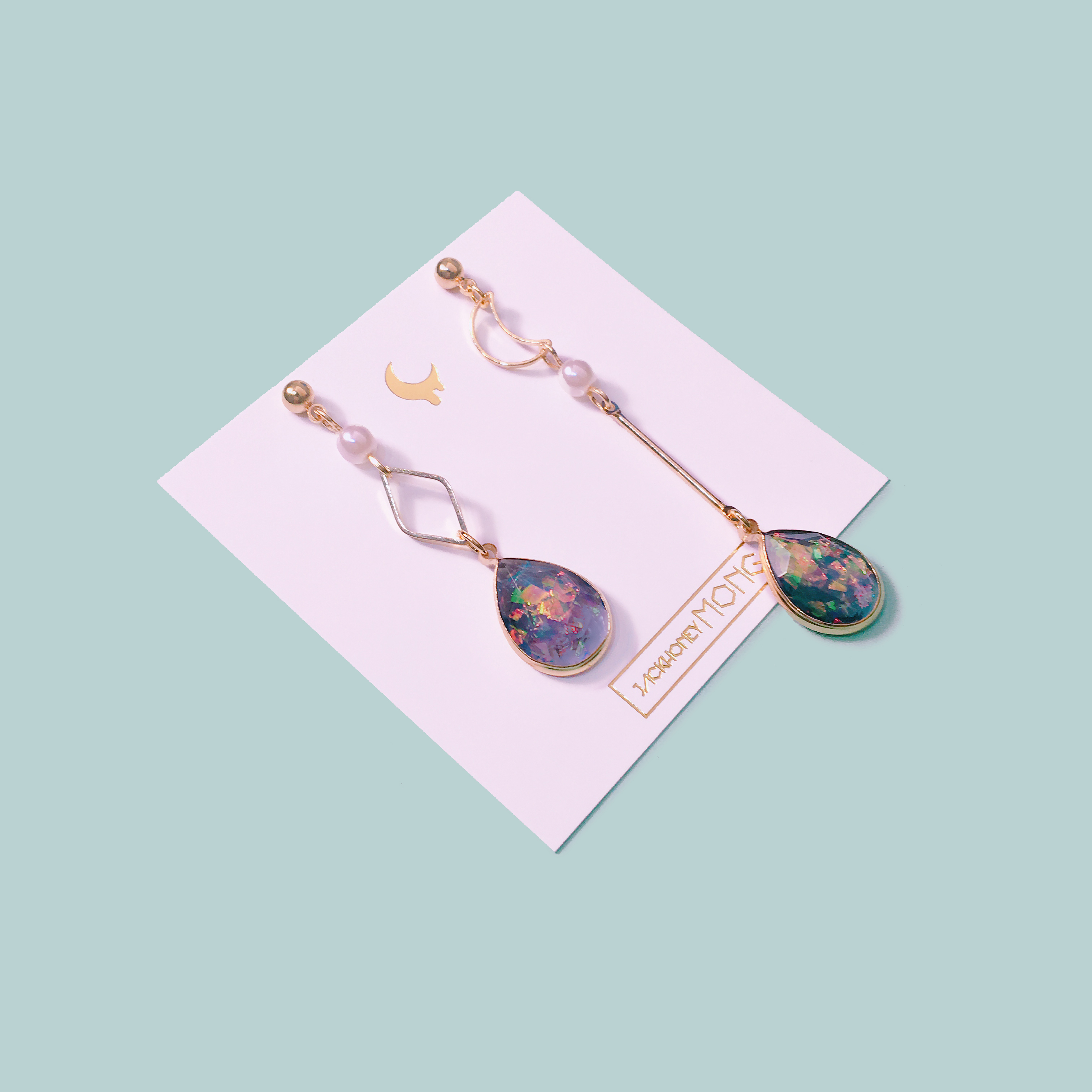 Duck Earrings _Dark Drop Feeling Unique Fashion Ea