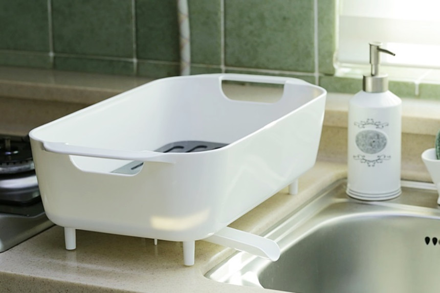 Dish drainer Mini dishware drying rack L Mono Simp