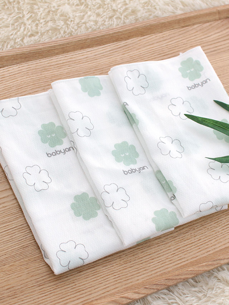 베이비앙 무형광 행복이 대나무 엠보손수건 10장