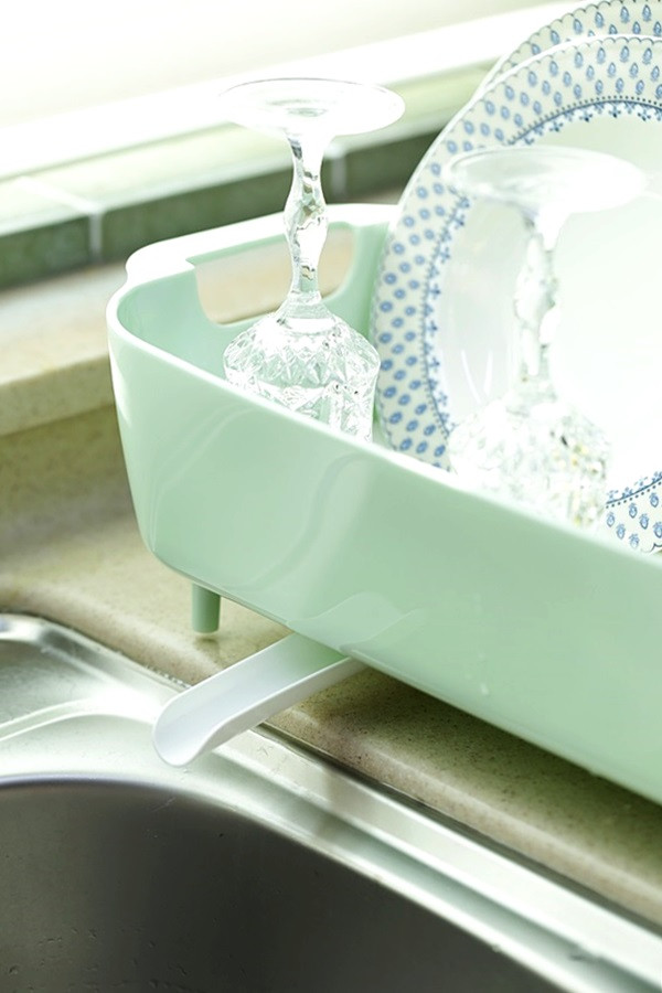 Dish drainer Mini dishware drying rack L Mono Simp