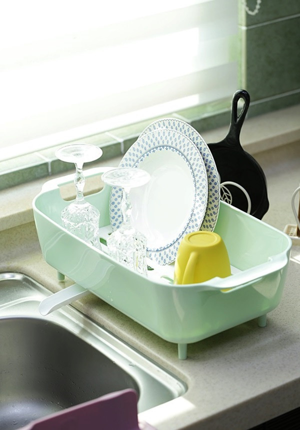 Dish drainer Mini dishware drying rack L Mono Simp