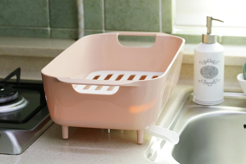 Dish drainer Mini dishware drying rack L Mono Simp