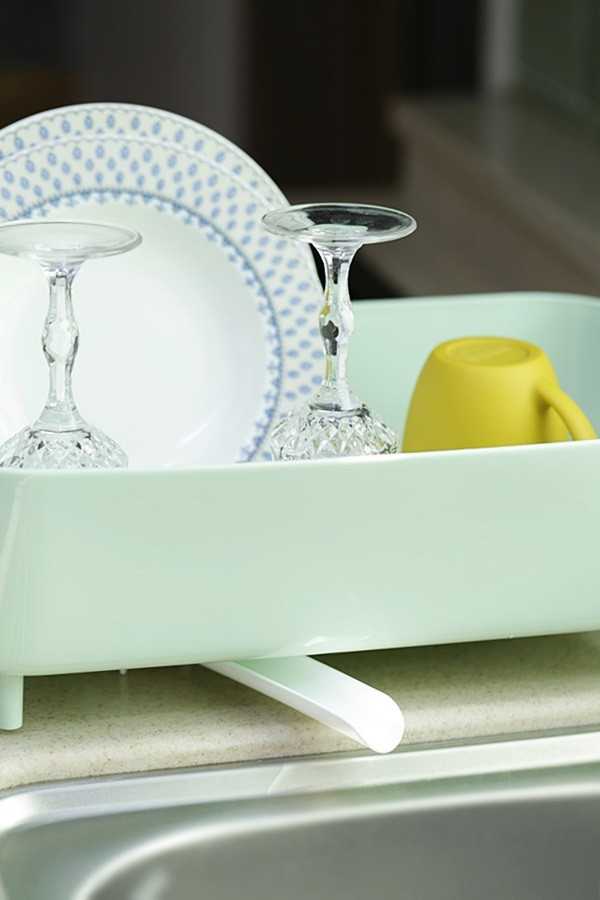 Dish drainer Mini dishware drying rack L Mono Simp