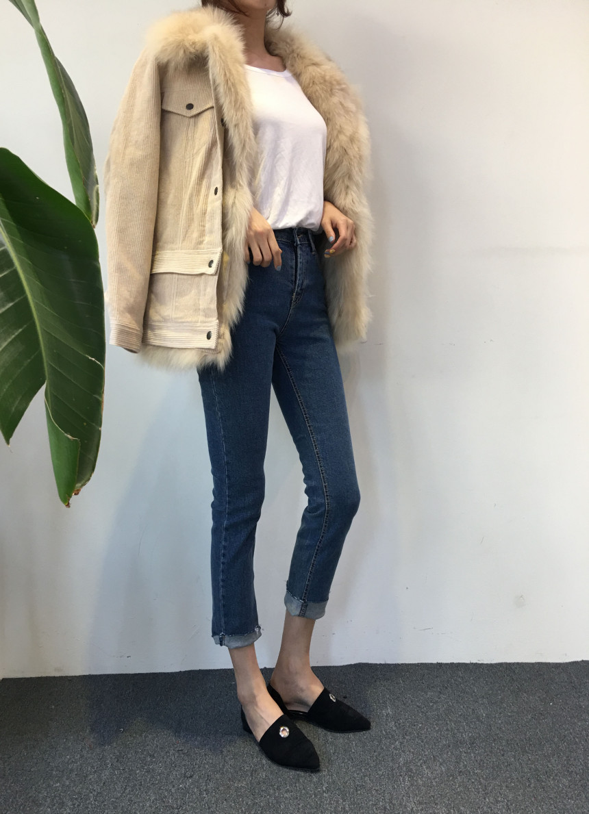 Herringbone Check Shawl Muffler