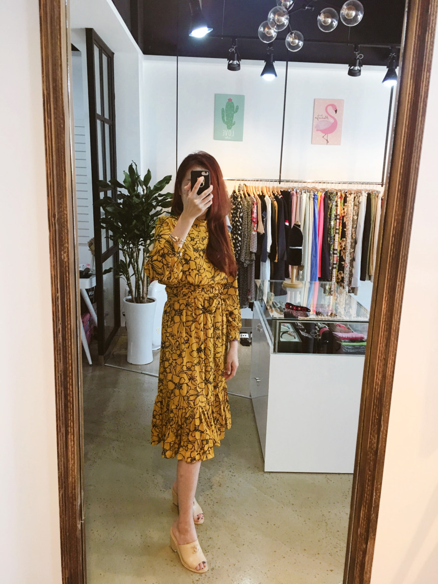 New Women Dress Flower Dress Modern style Layered 