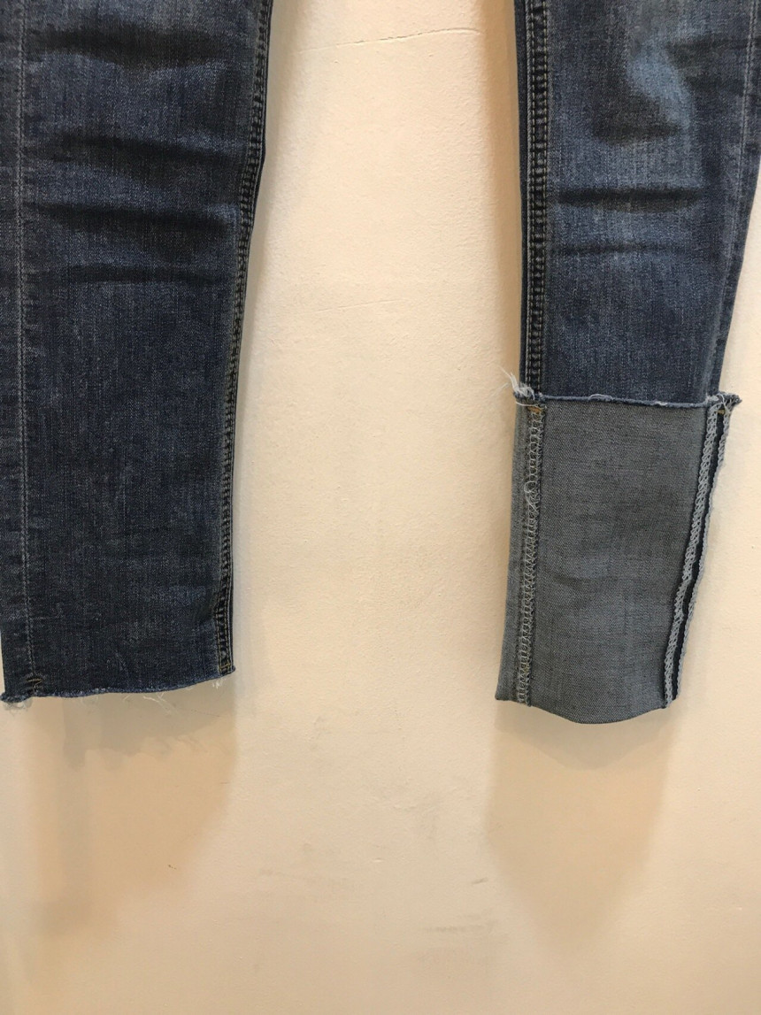 Women Jeans Pants Miss Universe rolls Date skinny 