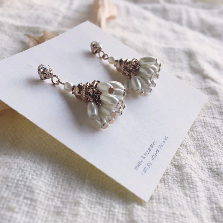 Jurassic Handmade Surgery Earrings 4color Feminine