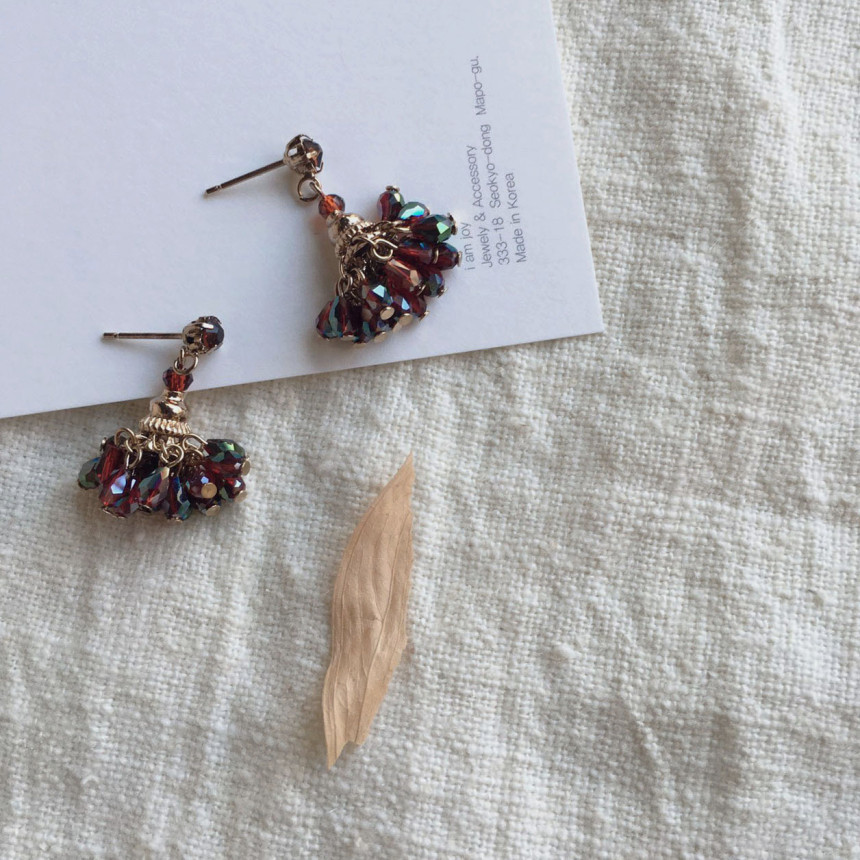 Jurassic Handmade Surgery Earrings 4color Feminine