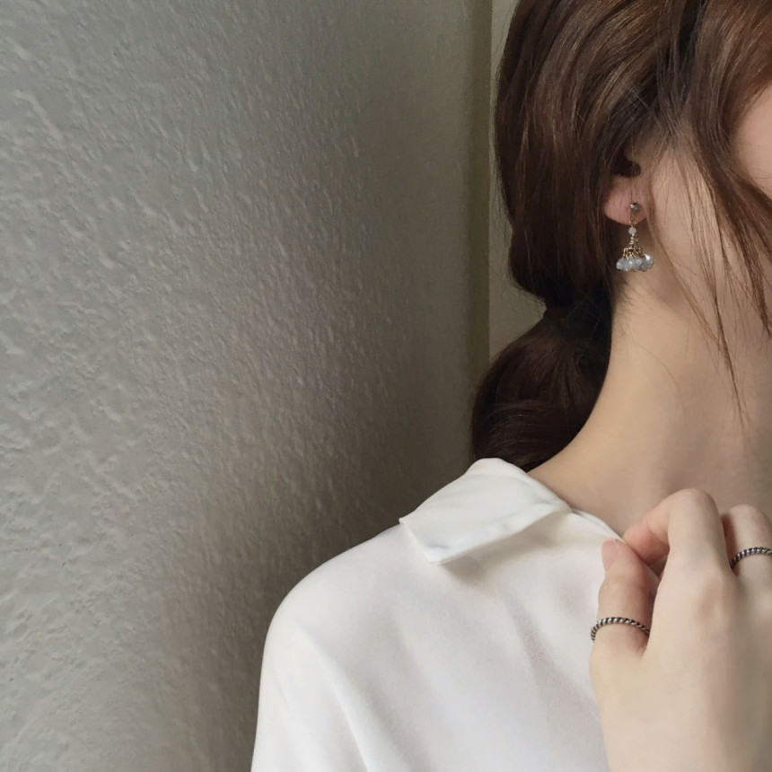 Jurassic Handmade Surgery Earrings 4color Feminine