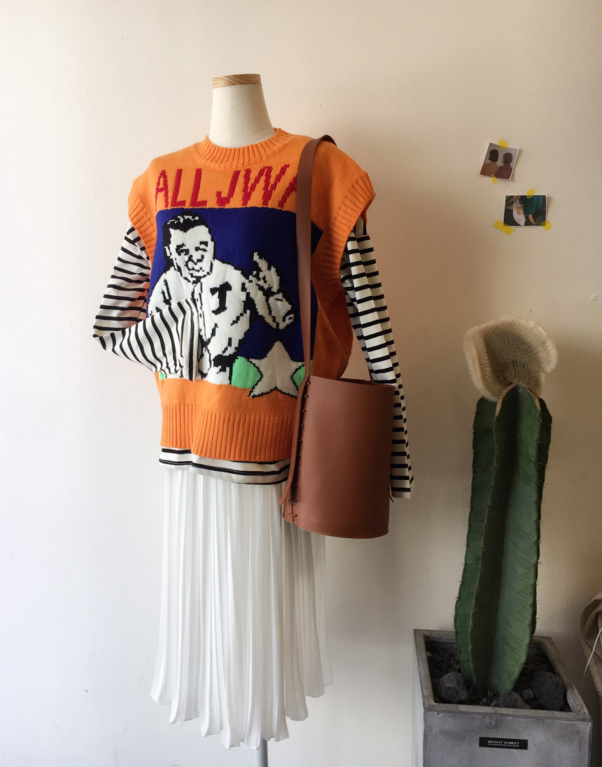 Pure Pleated Chiffon Long Skirt 30-to-2 Women Brie