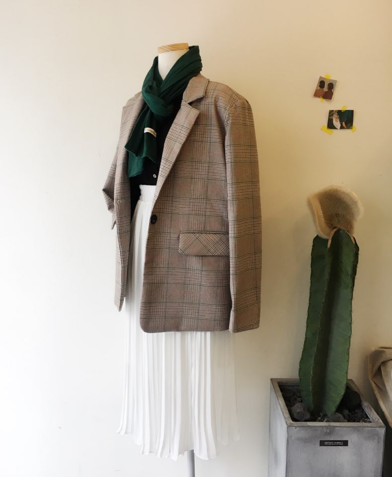 Pure Pleated Chiffon Long Skirt 30-to-2 Women Brie