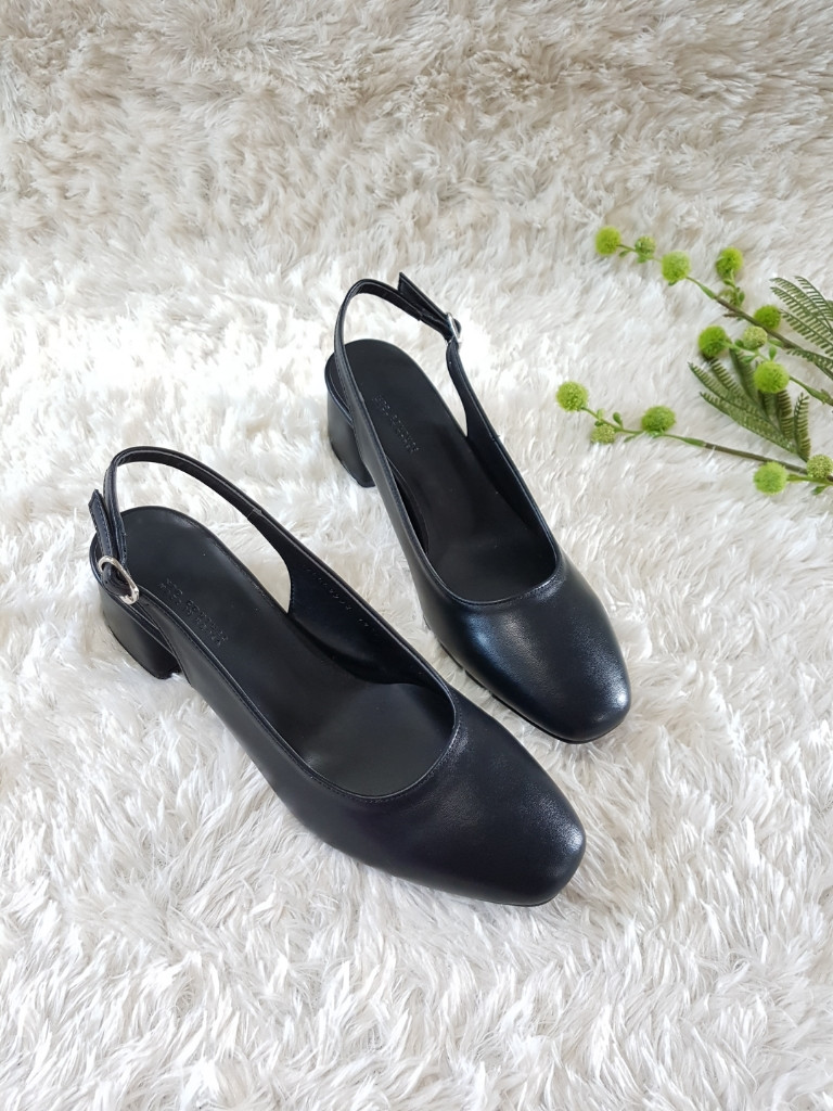 <b><p>Korean squa Sling Bag Middle Hill pump 4col</p></b><b><p>韓国語 スクエア スリングバック ミドルヒール パンプス 4col 正方形の鼻 女性</p></b><br /><br /><p align='center'>