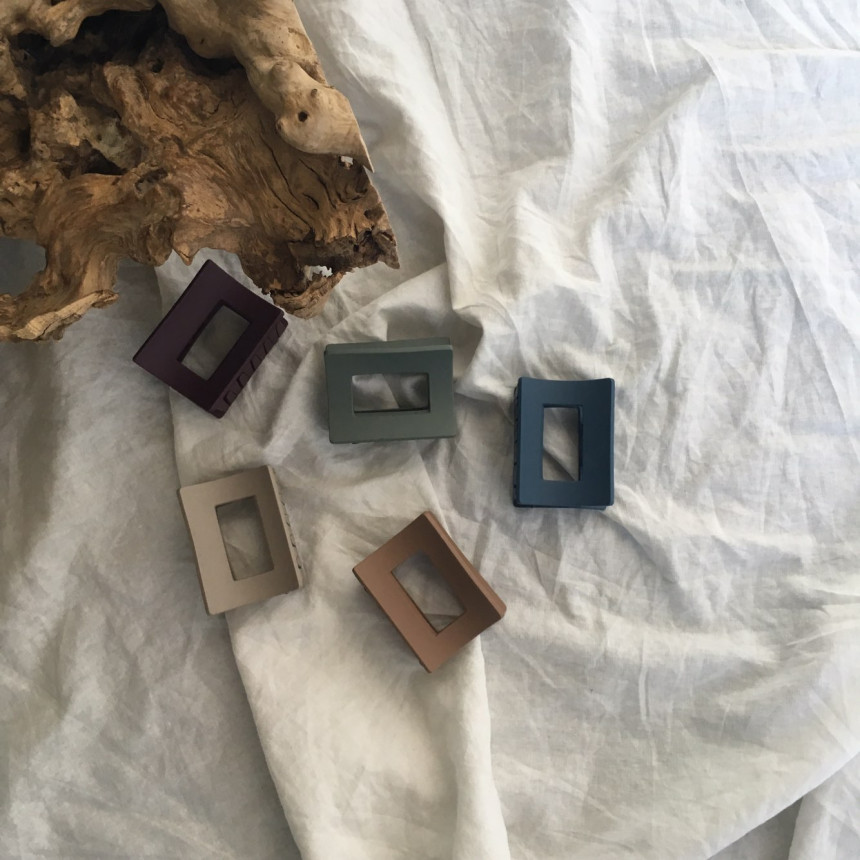 Hair Accessories Monochrome Simple Tongue Pin 5col