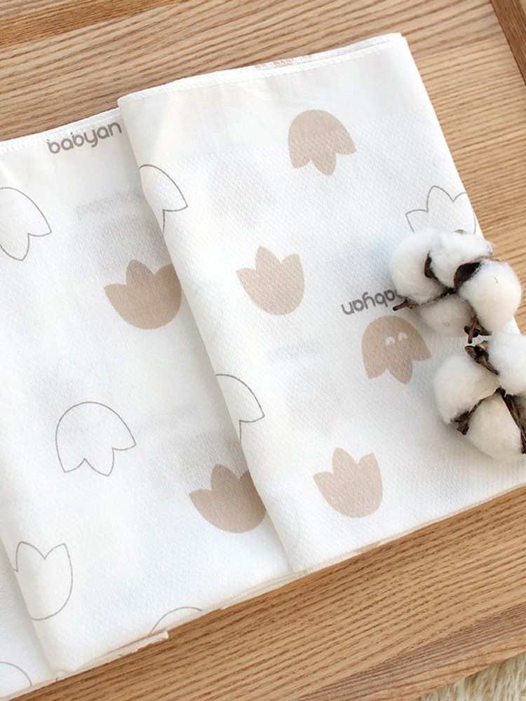 베이비앙 국내산 무형광 오가닉 따숨이 엠보손수건 10장