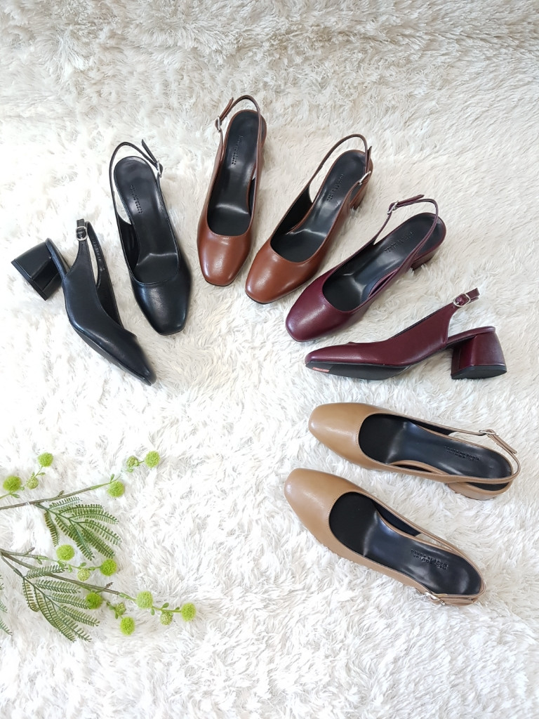<b><p>Korean squa Sling Bag Middle Hill pump 4col</p></b><b><p>韓国語 スクエア スリングバック ミドルヒール パンプス 4col 正方形の鼻 女性</p></b><br /><br /><p align='center'>