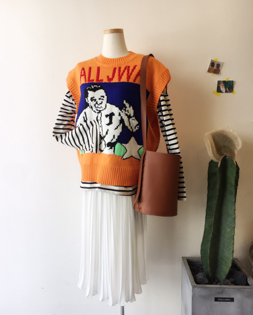 Pure Pleated Chiffon Long Skirt 30-to-2 Women Brie