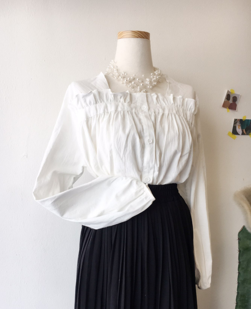 Pure Pleated Chiffon Long Skirt 30-to-2 Women Brie