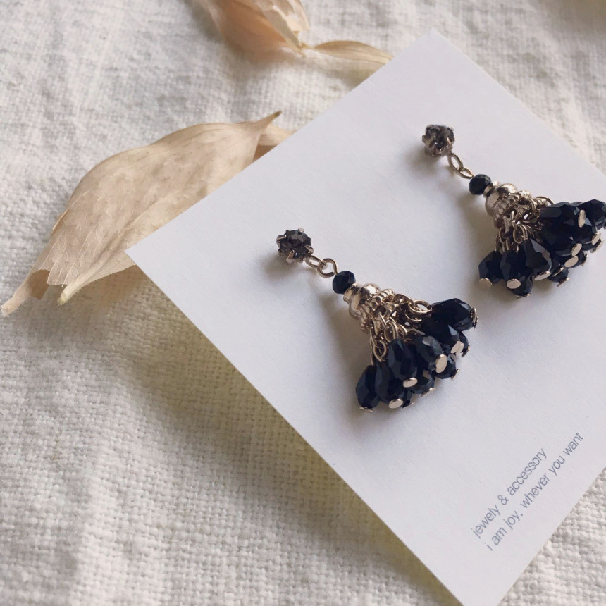 Jurassic Handmade Surgery Earrings 4color Feminine