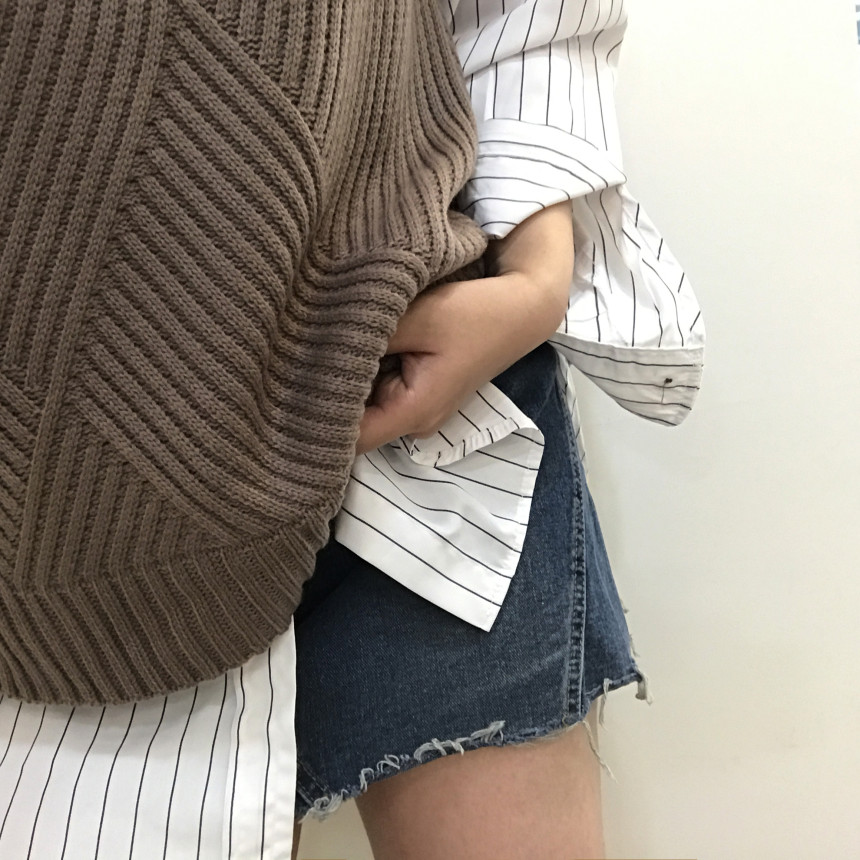 Denim Skirt This line Denim skirt Chinchilla Mini 