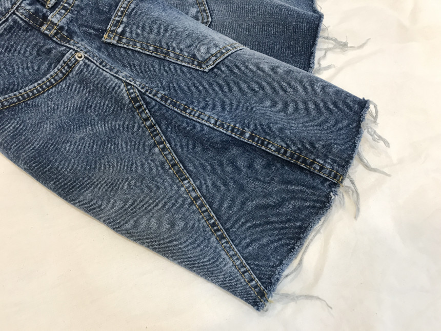 Denim Skirt This line Denim skirt Chinchilla Mini 