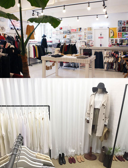 Mini twisted ring earrings with sense of coordinat