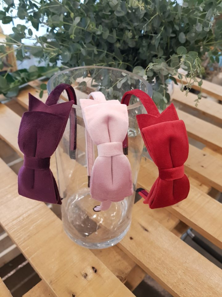 Hair Accessories Red Velvet Hair Band 3colors Snow