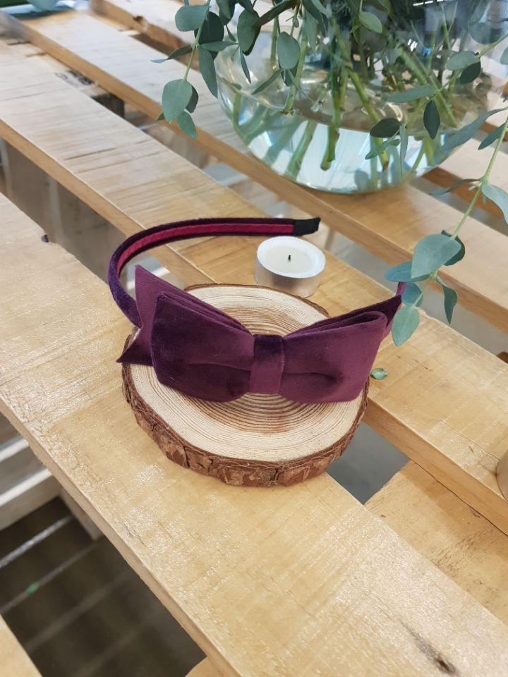 Hair Accessories Red Velvet Hair Band 3colors Snow