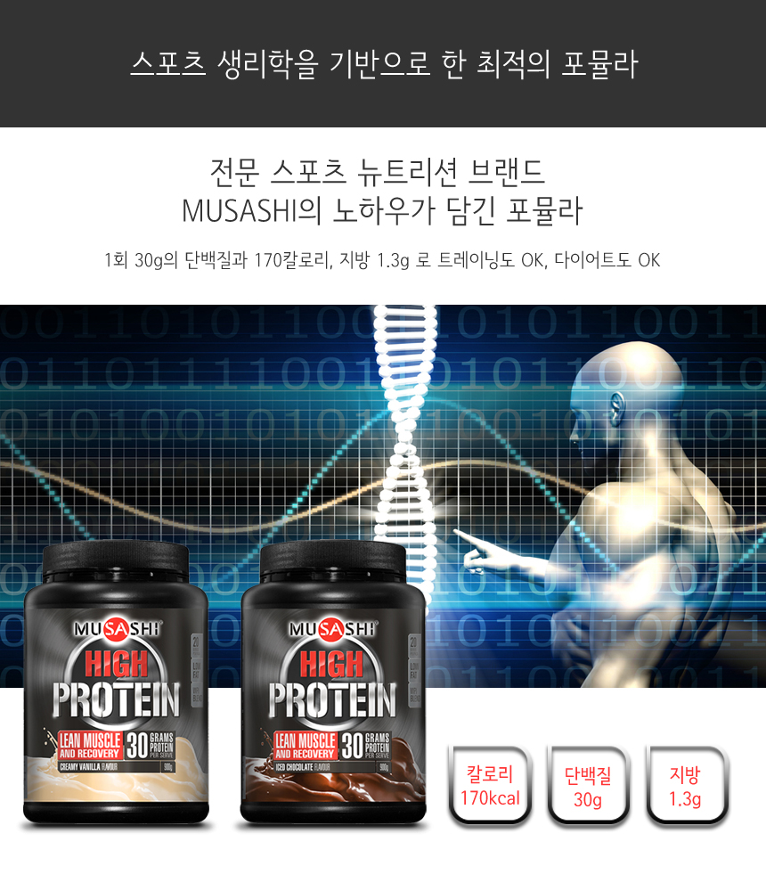 Musashi P30 Health Protein Supplements Men Women S