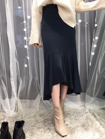 Chalang Mermaid long skirt 30s female bending autu