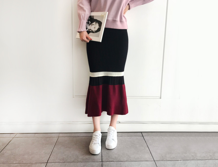 Mermaid long-sleeved 30s Women's Day