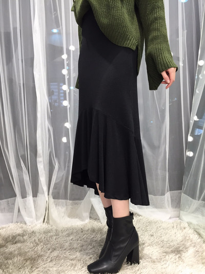 Chalang Mermaid long skirt 30s female bending autu