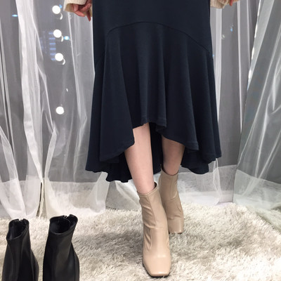 Chalang Mermaid long skirt 30s female bending autu