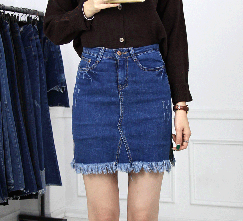 Denim Skirt Part 3 Surgery H Line Pants Skirt Culo