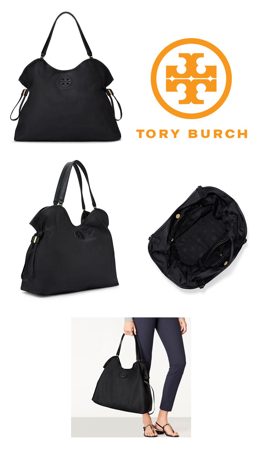 <b><p>Tory Burch Uida Nylon te Bag</p></b><b><p>トリーバーチス内田ナイロントートバッグ</p></b><br /><br /><p align='center'>
