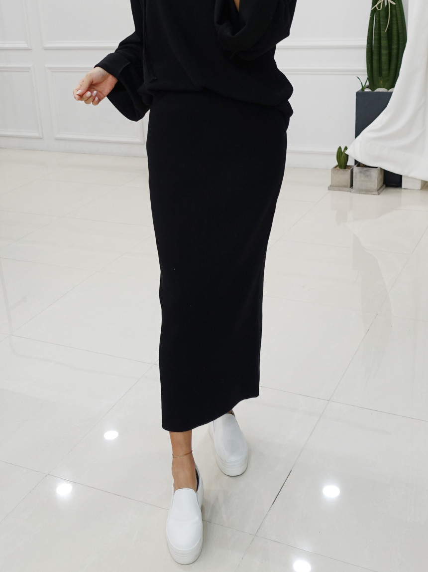 Amy Knit Long Skirt 3col Women's Slim Fit Women