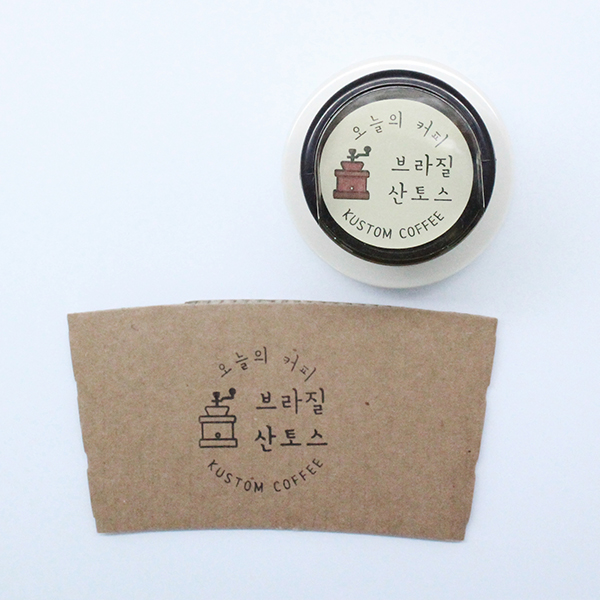 [의류겸용] 원형 칭찬도장 이름 선생님 회사 결재 만년 도장 스탬프 제작[지름 45mm] - 상세 이미지 2