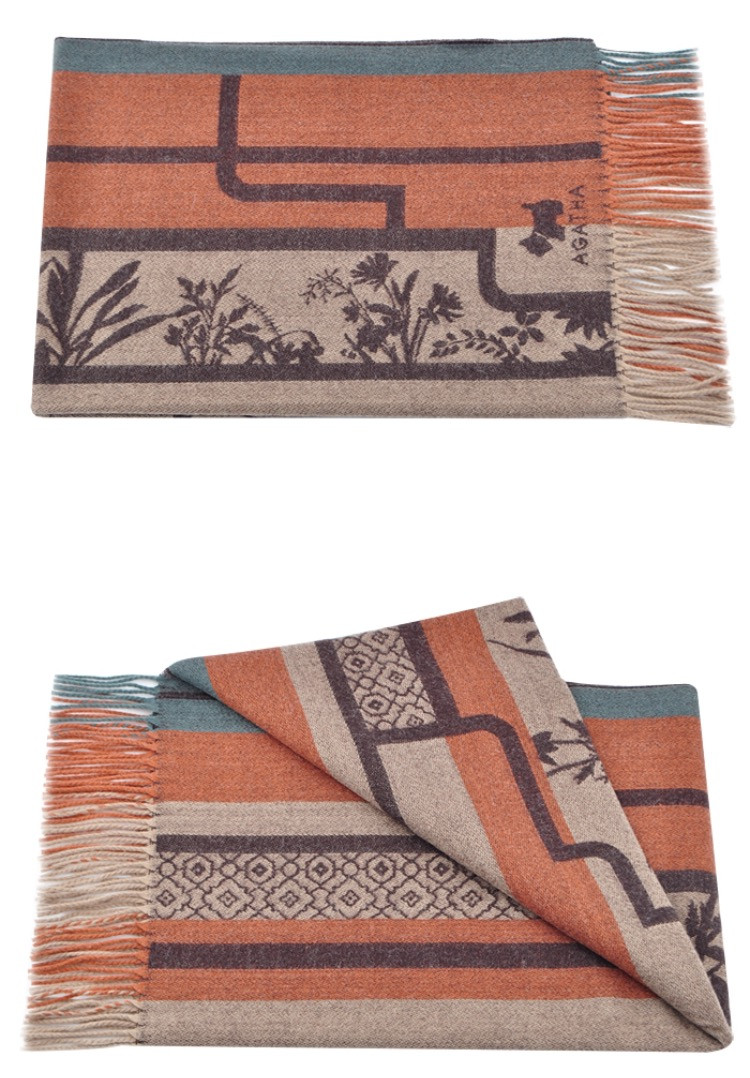 Agata Woven Shawl Shafran SB2UHW322