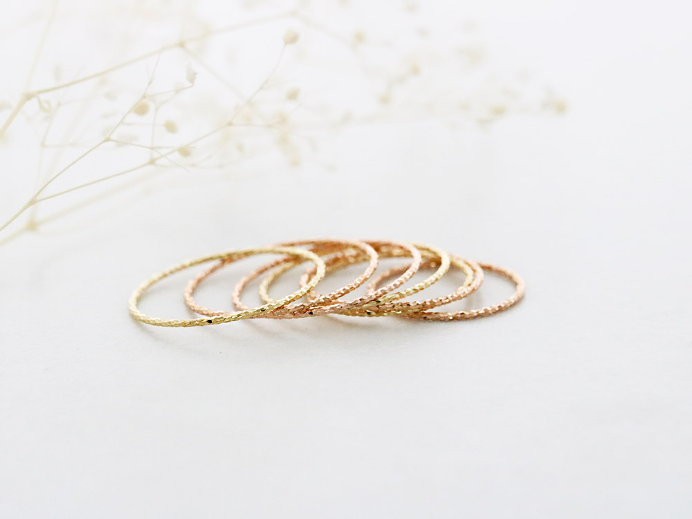<b><p>Ten fingers Layed cutt Thread fridship Gold</p></b><b><p>十本の指 重ね着 カッティング 糸リ 友情 金の14k エキ 女性 ギフト</p></b><br /><br /><p align='center'>