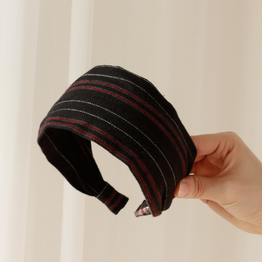 Hair Accessories Stitch Color Wide Headband Bandan