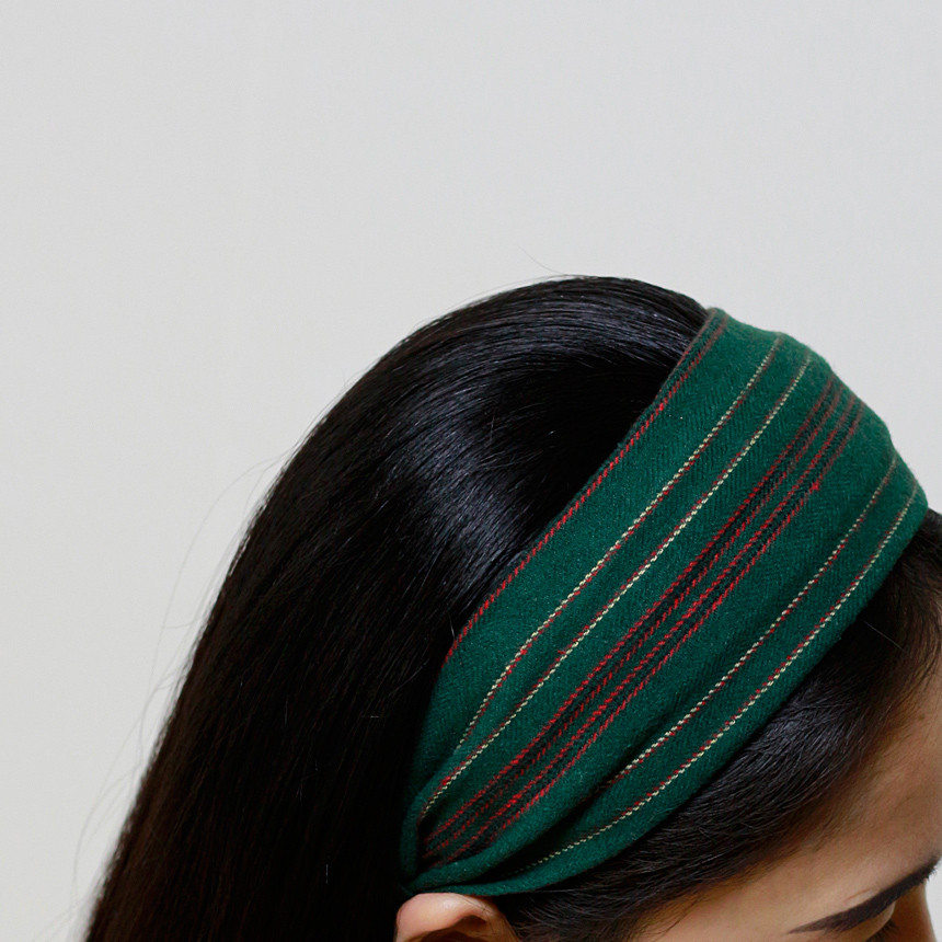 Hair Accessories Stitch Color Wide Headband Bandan