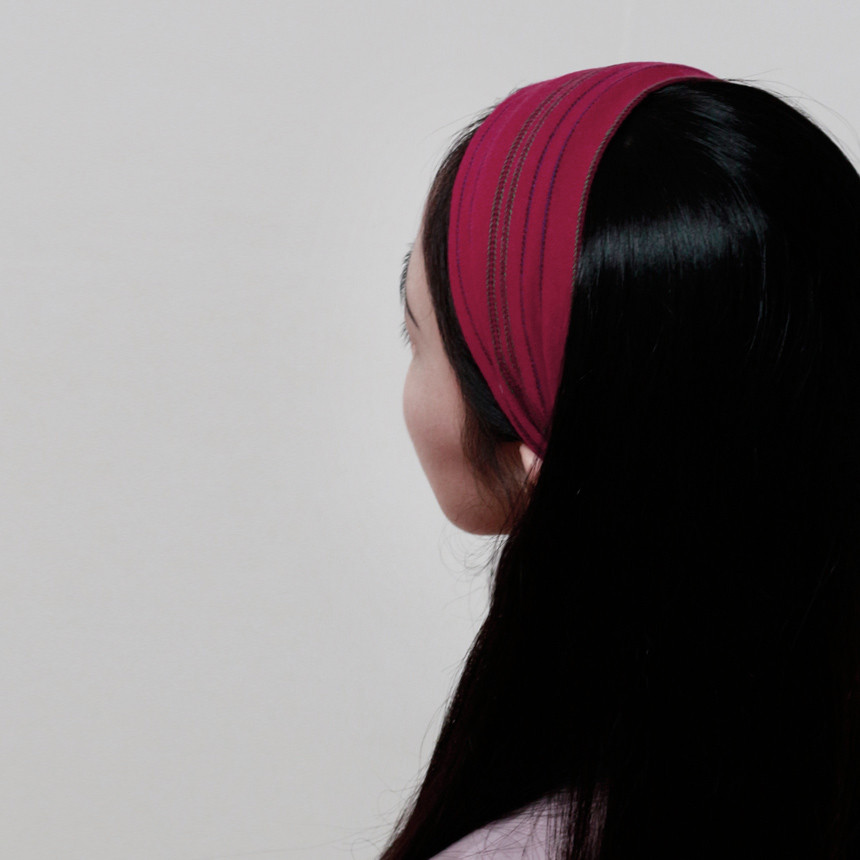 Hair Accessories Stitch Color Wide Headband Bandan