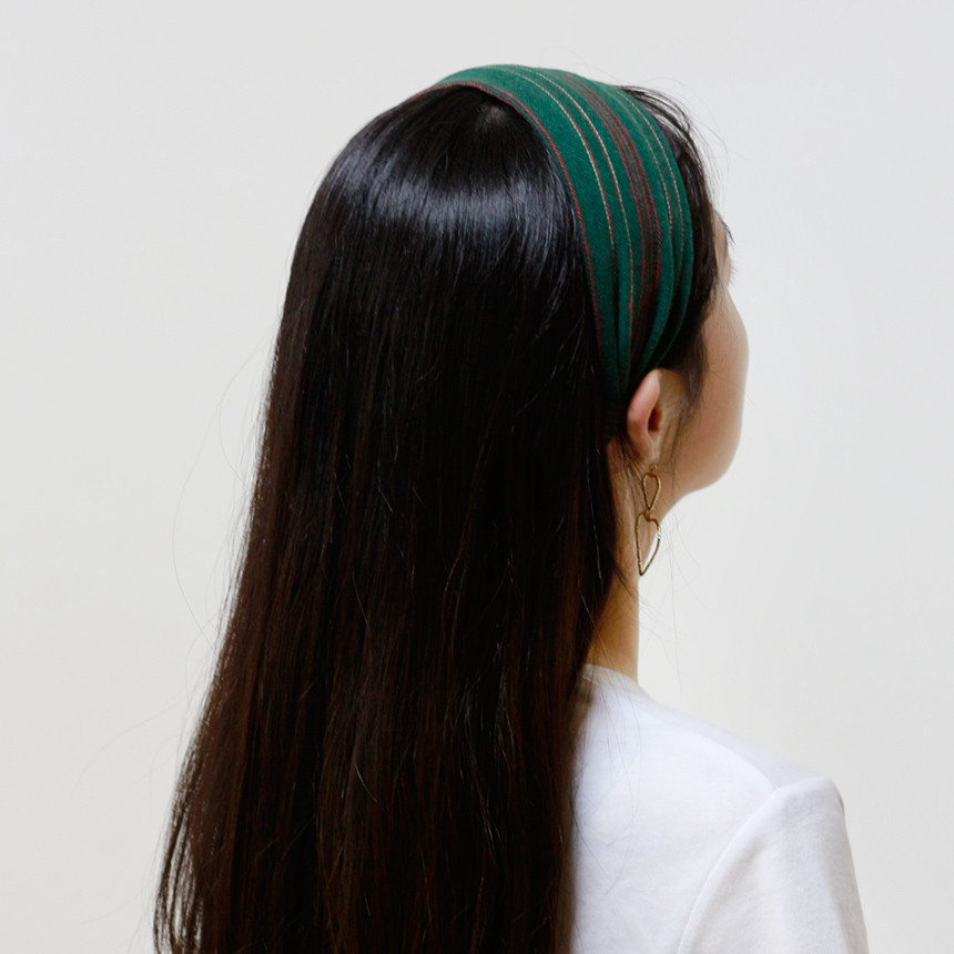 Hair Accessories Stitch Color Wide Headband Bandan