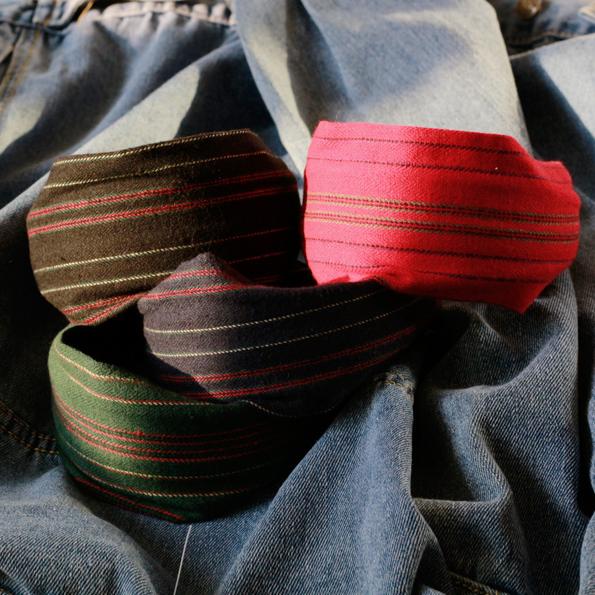 Hair Accessories Stitch Color Wide Headband Bandan