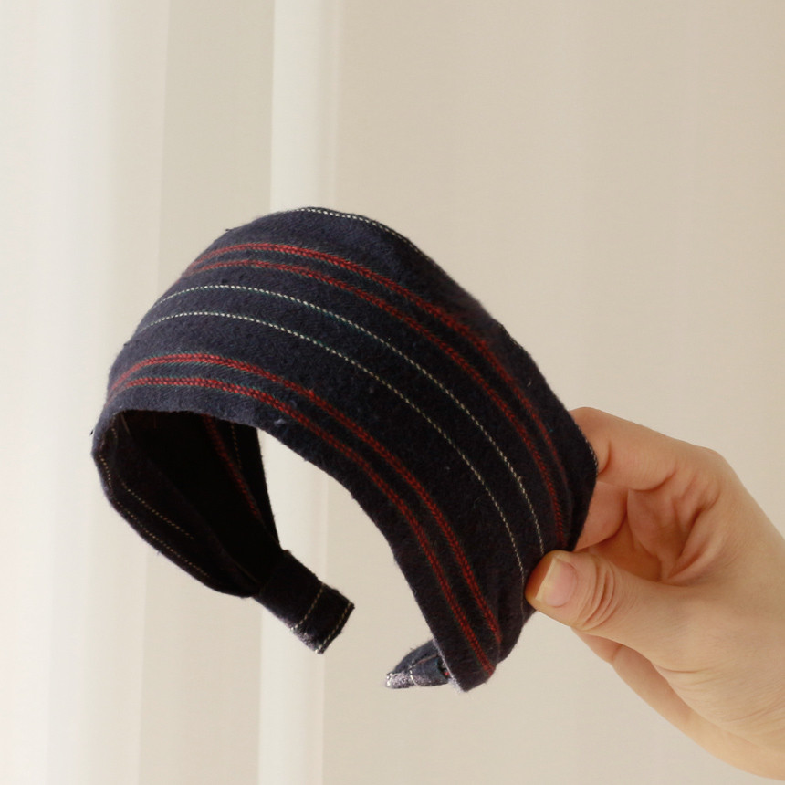 Hair Accessories Stitch Color Wide Headband Bandan